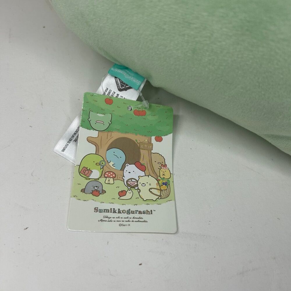 Sumikkogurashi Tokage Plush 12” Apple San-X AQI Real Tokage NWT - Picture 3 of 5